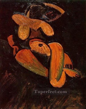 抽象的かつ装飾的 Painting - ヌーソファ 2 1908 キュビスト